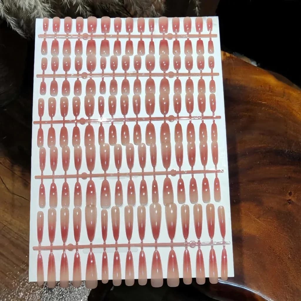 Set umjetnih noktiju, kratki/srednji/dugi, ovalni/stiletto oblik, 30 komada