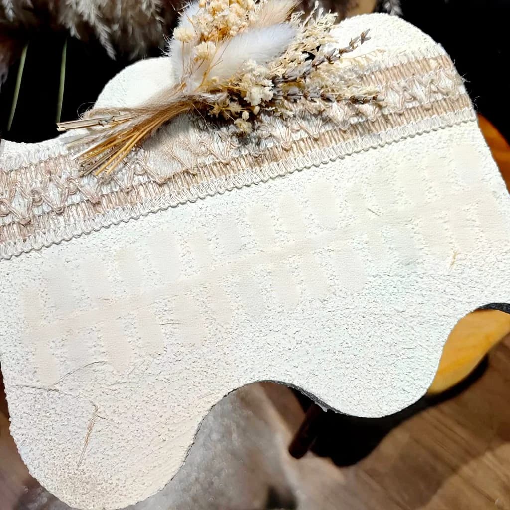 Lažni nokti Cat Eye kratki oval smeđi zvjezdani dizajn